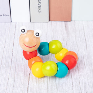 HOT SALE Baby Toys Colorful Wooden Blocks Baby Music Rattles Graphic Cognition Early Educational Toys For Baby 0-12 Months