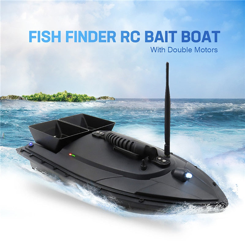 Flytec 2011-5 / V007 / V500 Electric Fishing Bait RC Boat 500M Remote Fish Finder 5.4km/h Double Motor Toys Kit / RTR Version