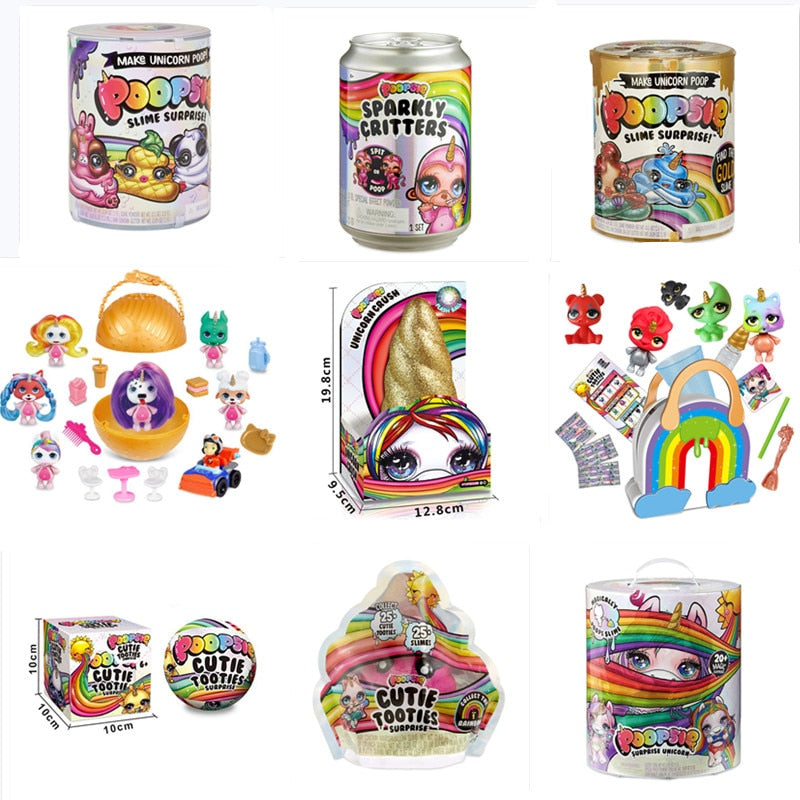 Poopsie Slime Unicorn Ball lols Dolls Poop Girls Toys Sparkly Critters Rainbow Bright Star or Oopsie Starlight